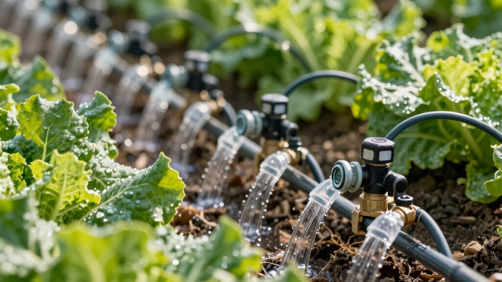 smart timers and moisture sensors