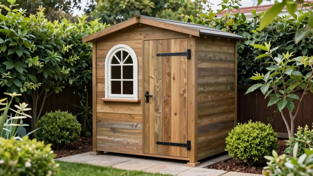space efficient durable shed