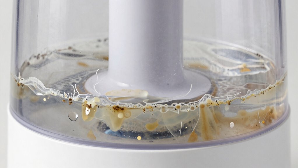 spot slimy discolored patches