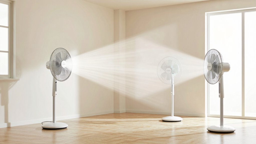 strategic multi fan airflow distribution