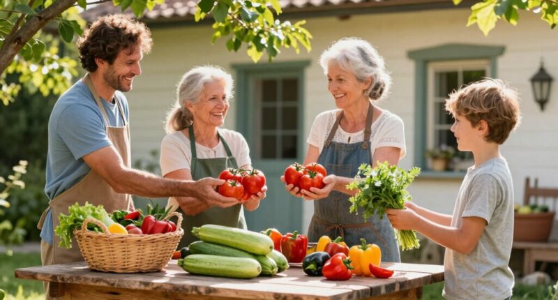 stress free harvest sharing