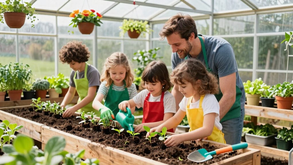 teaching kids sustainable gardening