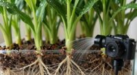 timed watering promotes healthy roots