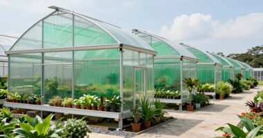 top 12x20 polycarbonate greenhouses