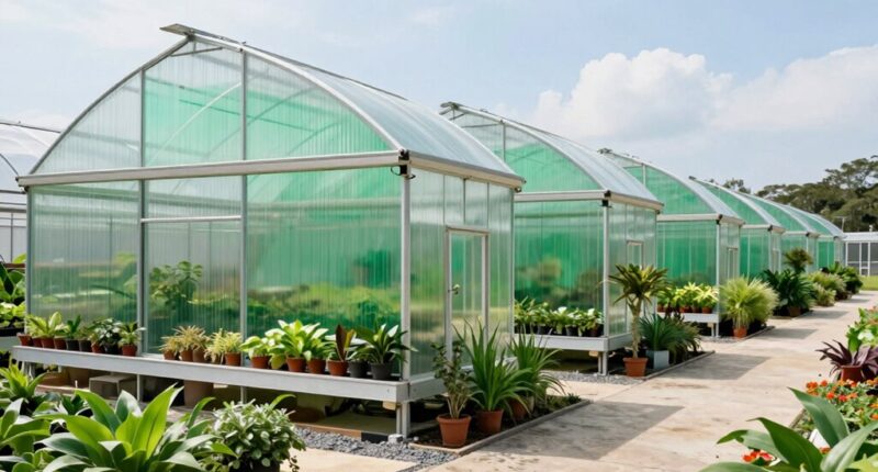 top 12x20 polycarbonate greenhouses