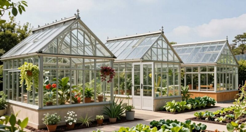 top 16x20 glass greenhouses