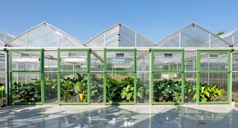 top auto vent greenhouse kits
