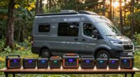 top camper van power stations