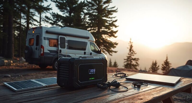 top camper van power stations