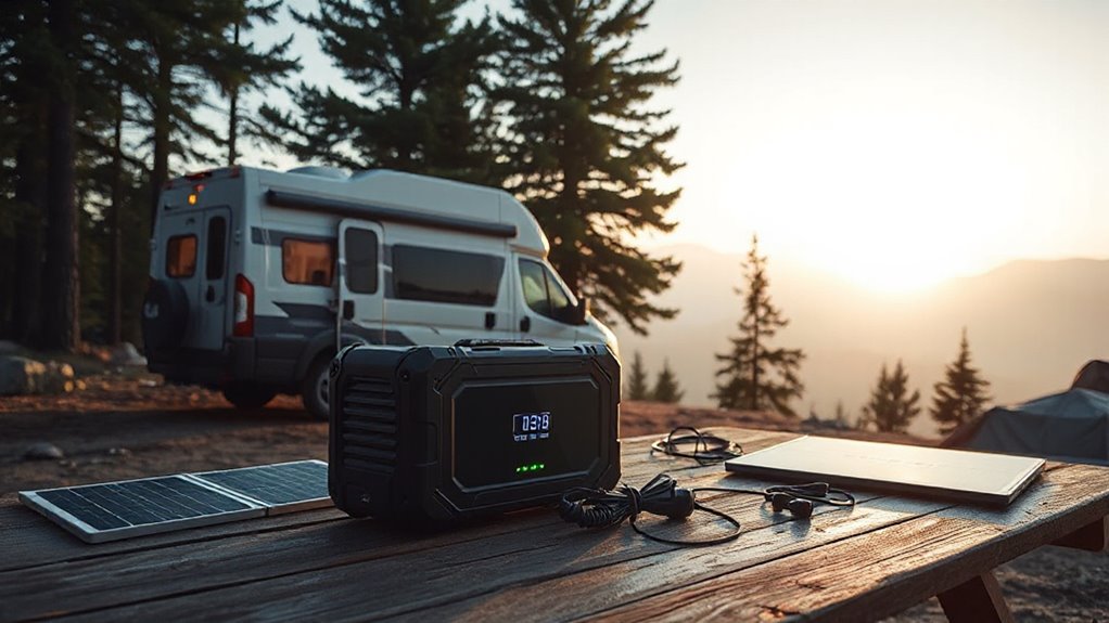 top camper van power stations