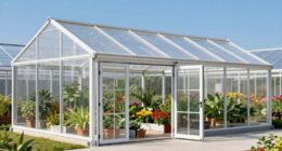 top double door greenhouse kits