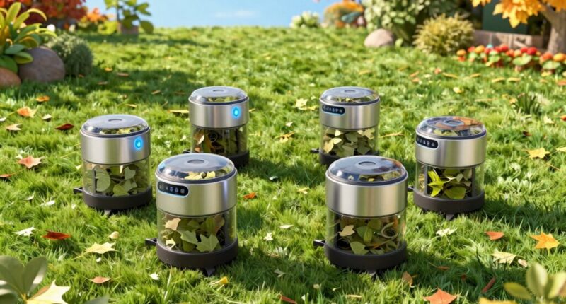 top electric leaf composters