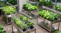 top flood drain grow tables