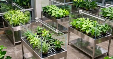 top flood drain grow tables