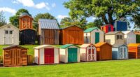 top garden shed kits