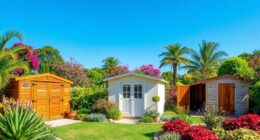 top garden sheds for heat