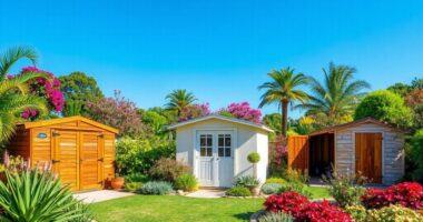 top garden sheds for heat