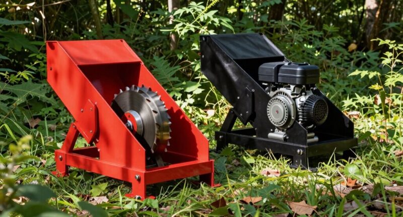 top gas chipper shredders