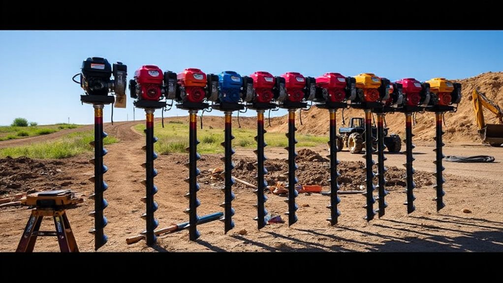 top gas post hole augers