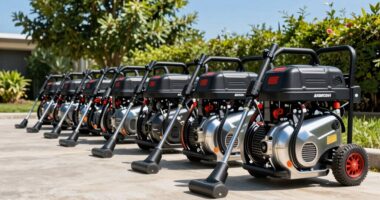 top gas powered pressure washers