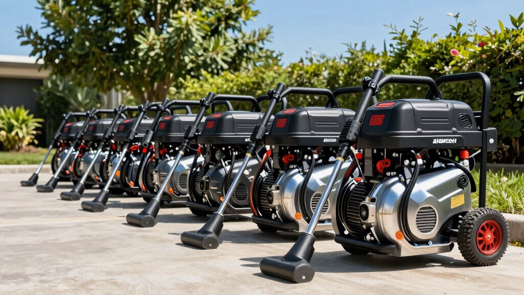 top gas powered pressure washers