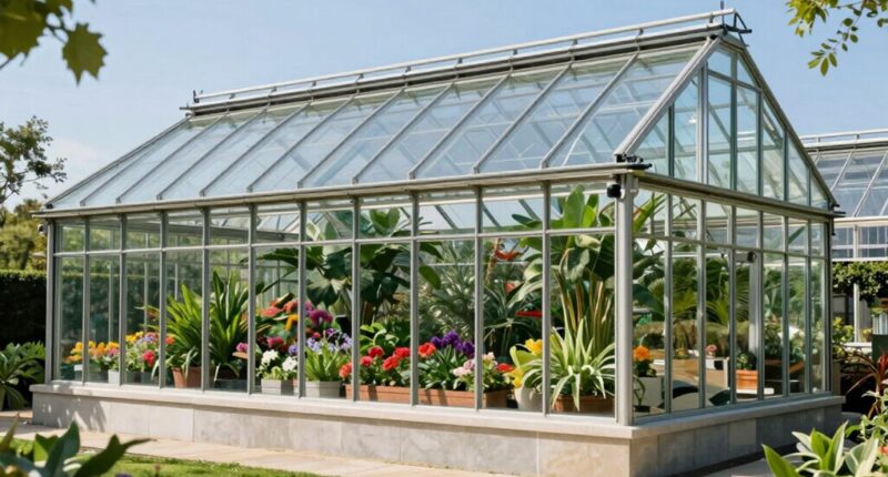 top glass greenhouse kits