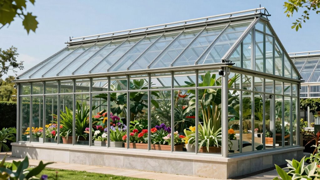 top glass greenhouse kits