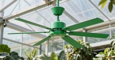 top greenhouse ceiling fans