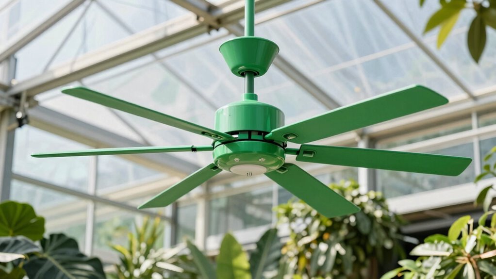 top greenhouse ceiling fans