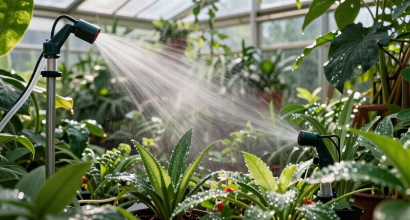 top greenhouse misting systems