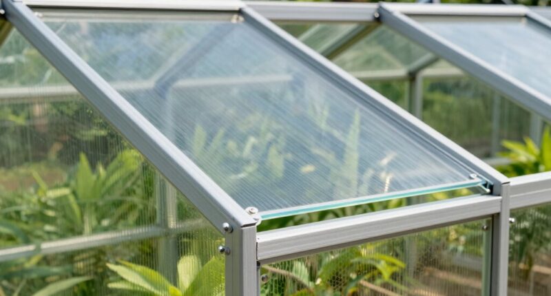 top greenhouse panel options