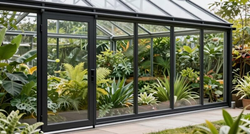 top greenhouse sliding door kits