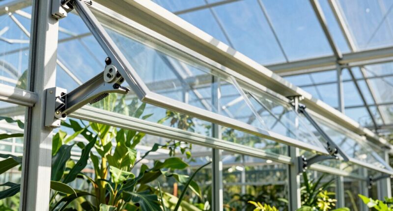 top greenhouse vent openers