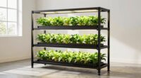 top grow light shelf racks