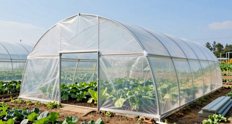 top hoop house greenhouse kits
