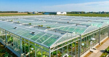 top insulation for large greenhouses