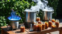 top large batch canning burners