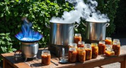 top large batch canning burners