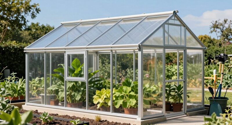 top lean to greenhouse kits