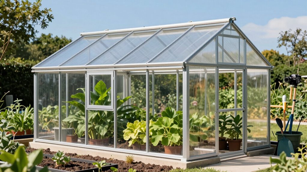 top lean to greenhouse kits