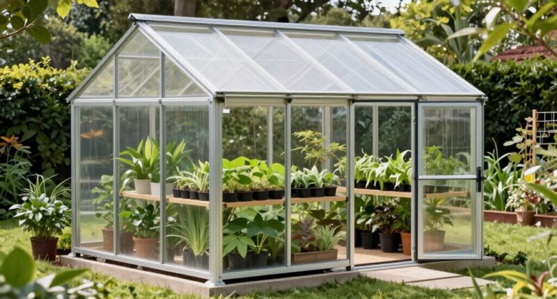 top lean to greenhouse kits