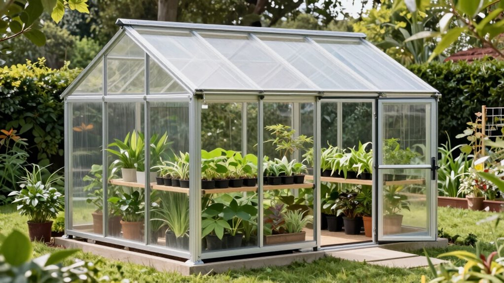 top lean to greenhouse kits