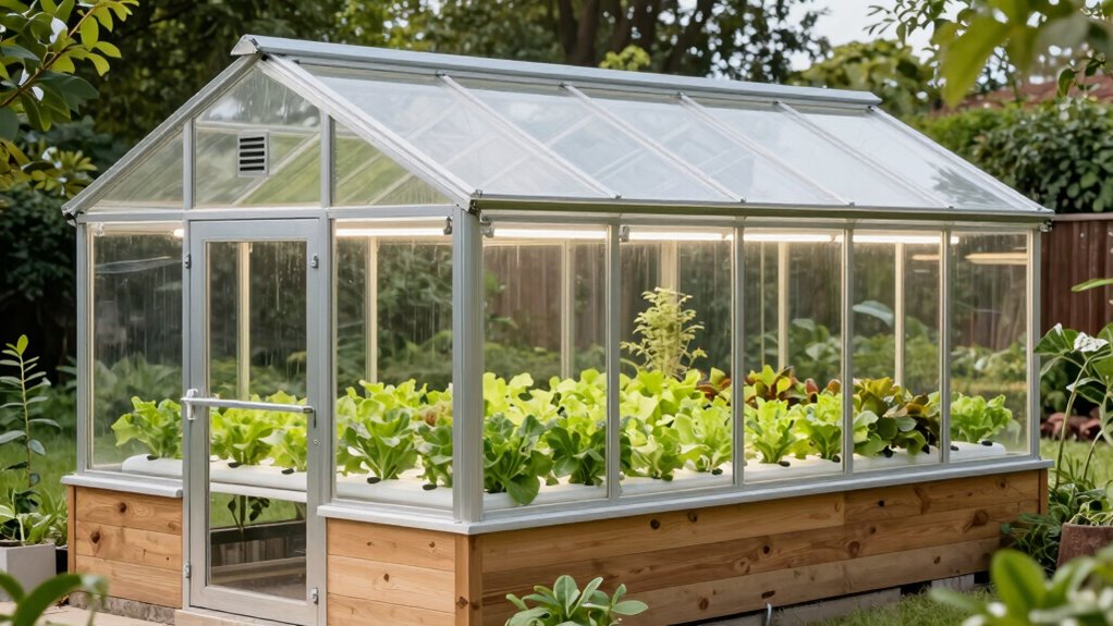 top lean to hydroponic kits