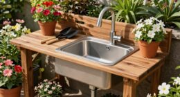 top outdoor potting bench