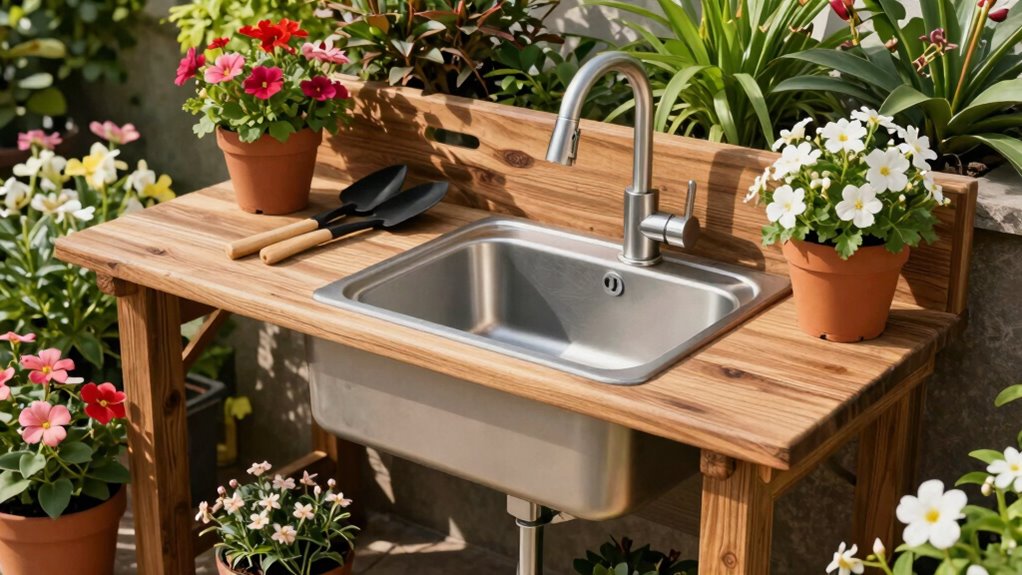 top outdoor potting bench
