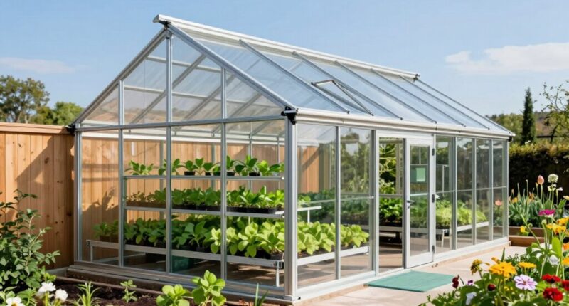top polycarbonate lean to greenhouses