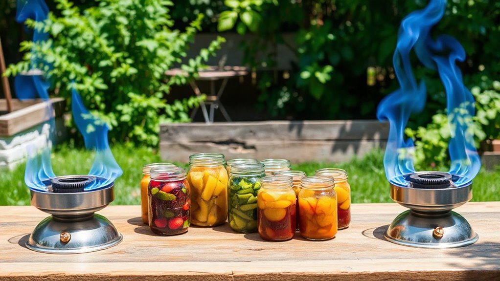 top propane canning burners
