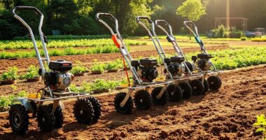 top rear tine tillers