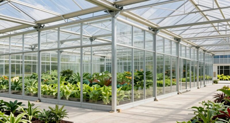 top reinforced commercial greenhouses