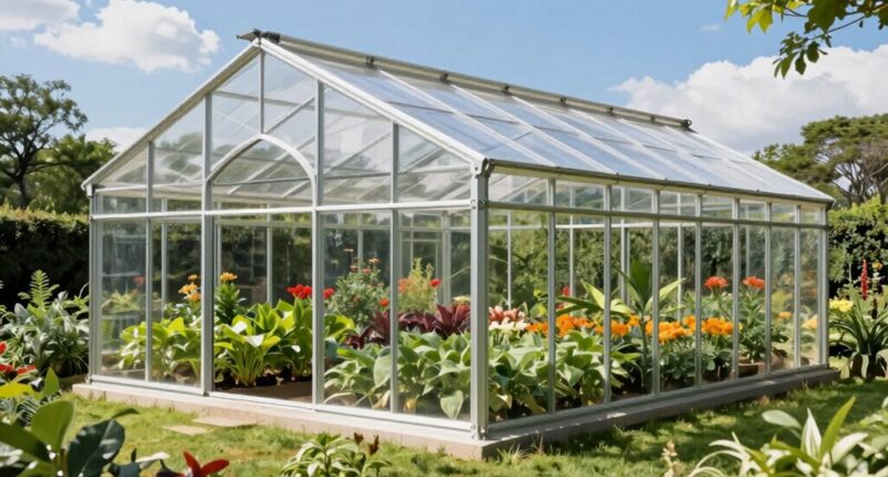top reinforced polycarbonate greenhouses